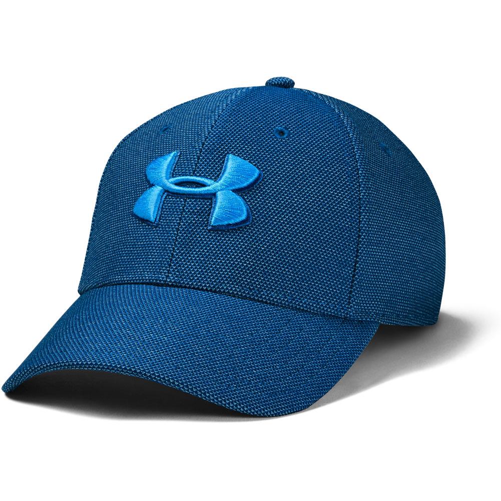 Under Armour Unisex Heathered Blitzing 3.0 Running Cap Black Sports Breathable 