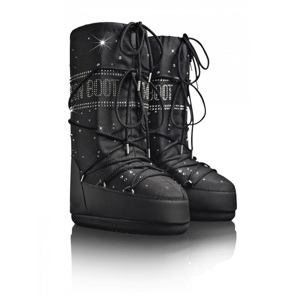 moon boot black