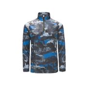 CAMO DISTRESS BLUE PRINT/BLACK