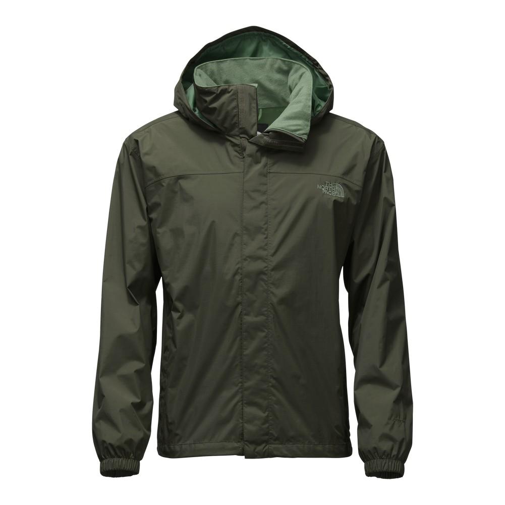 green mens north face jacket