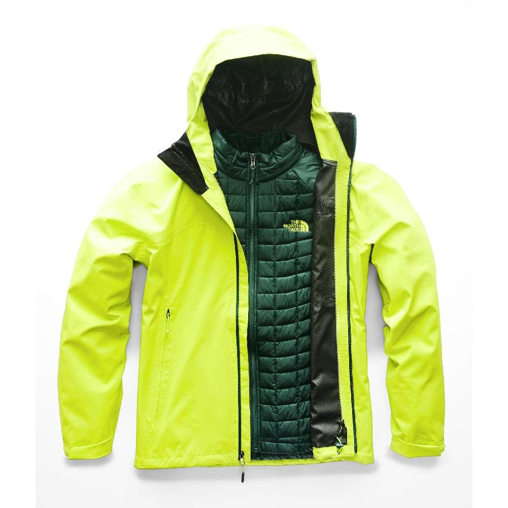 lime green north face jacket