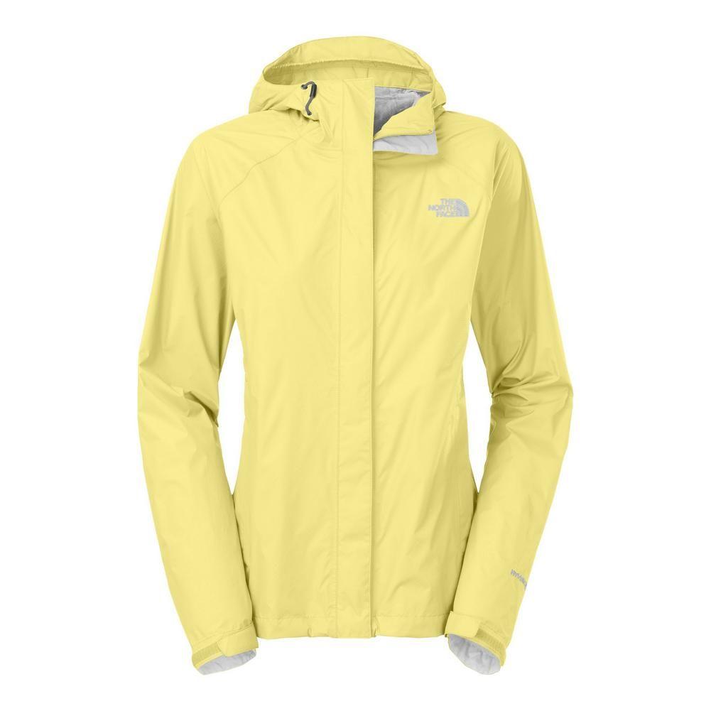 yellow womens north face jacket