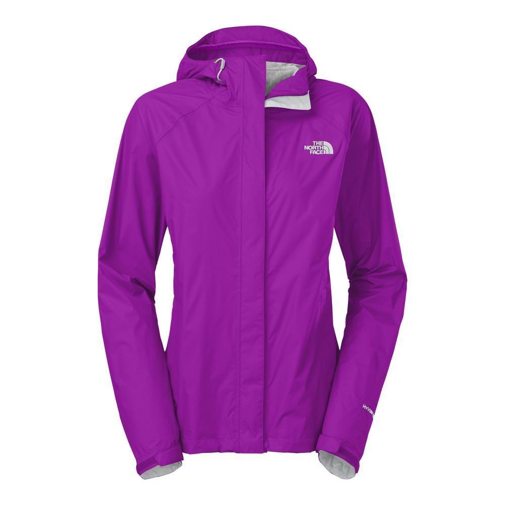 magenta north face jacket