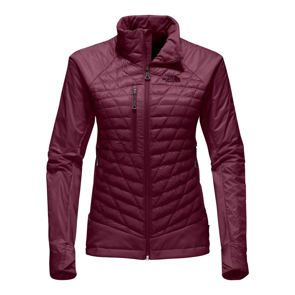 north face burgundy coat