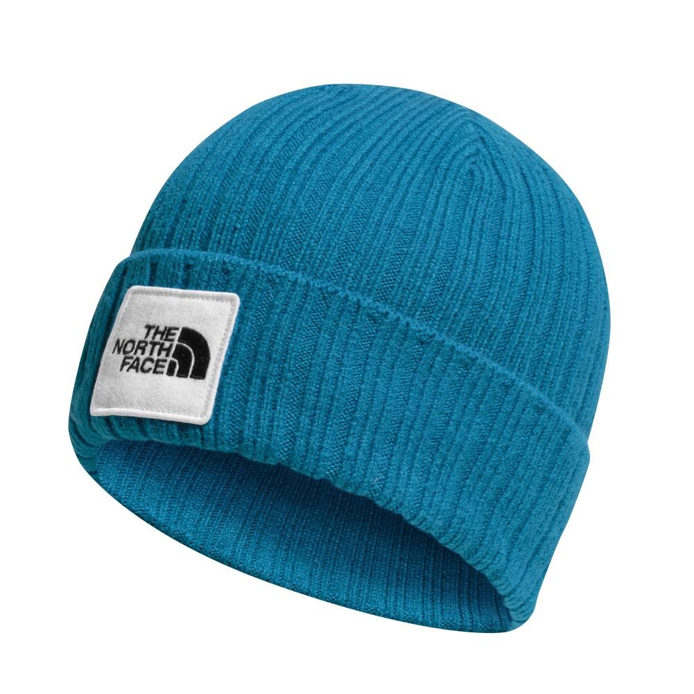 tnf logo boxed cuffed beanie