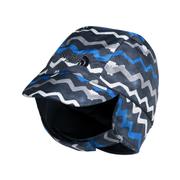 Jake Blue Chevron Bear Print