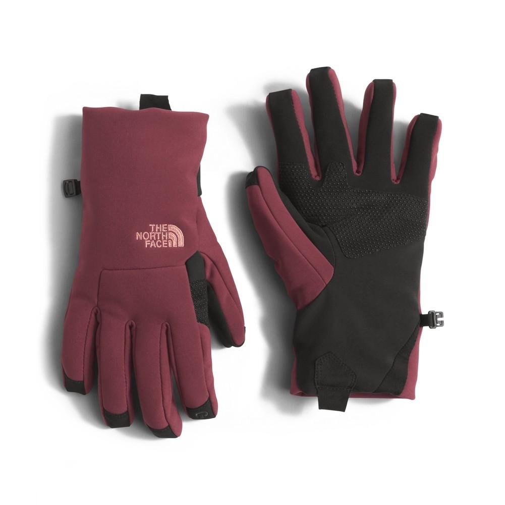 north face apex gloves women's