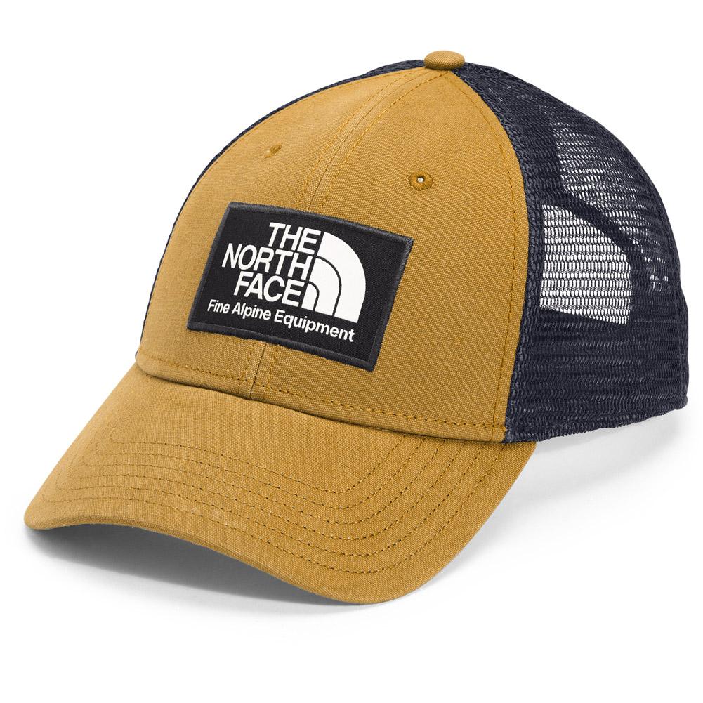 The North Face Mudder Trucker Gravel Tan OSFA Snapback Hat Cap New
