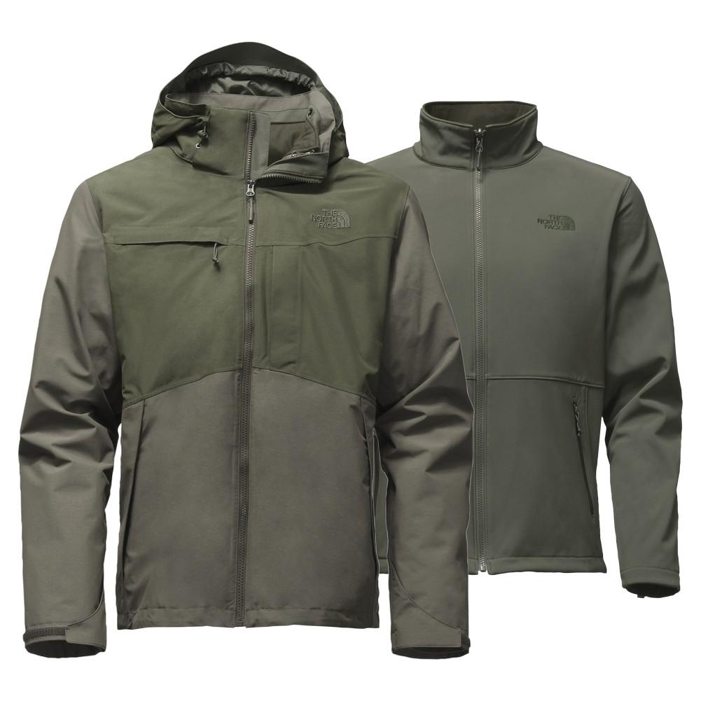 mens green north face jacket