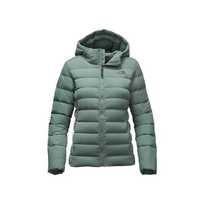 north face stretch down hoodie women's