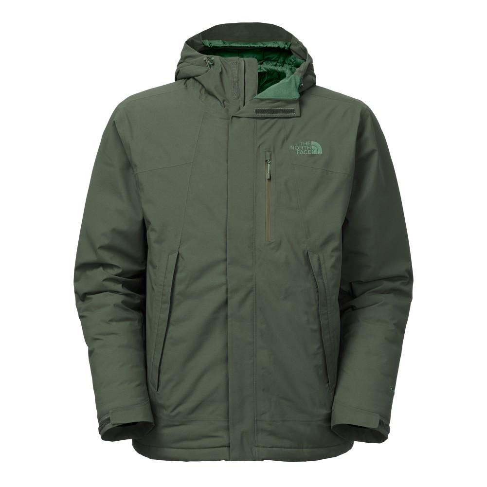 green north face jacket mens