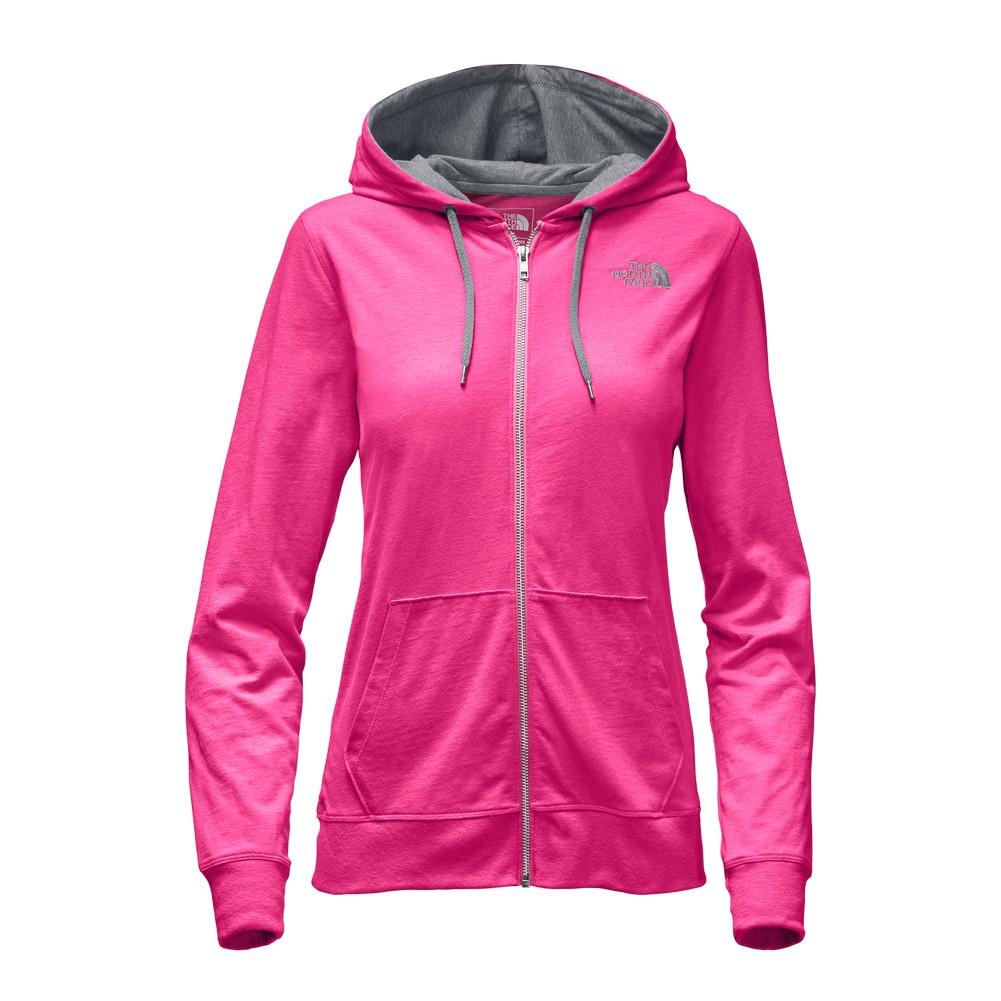 north face women's lightweight full zip hoodie