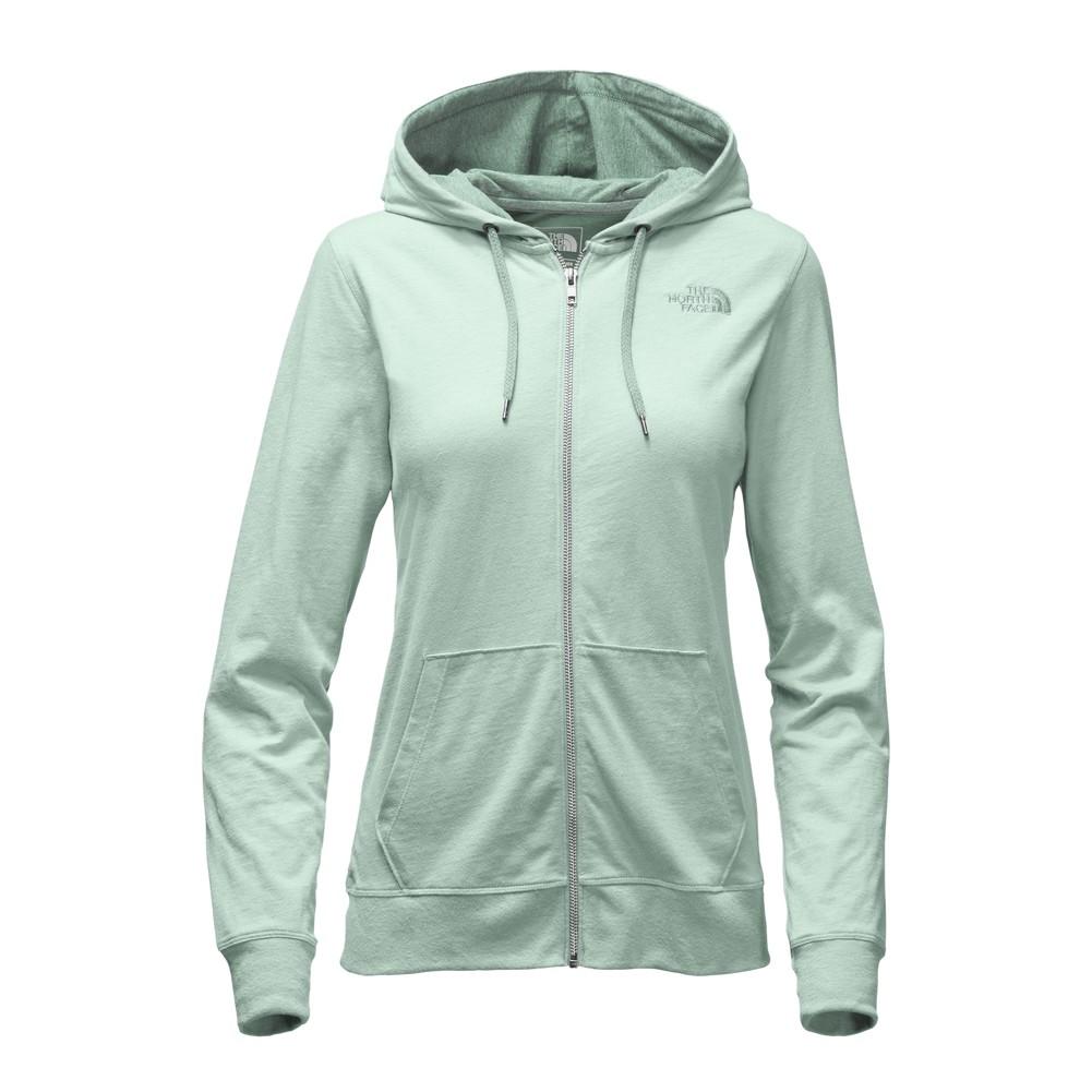 north face tri blend full zip hoodie