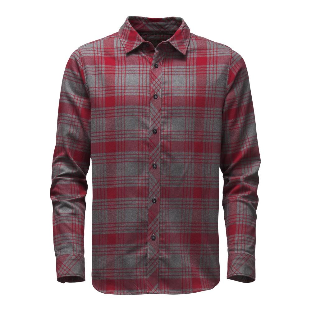 north face red flannel