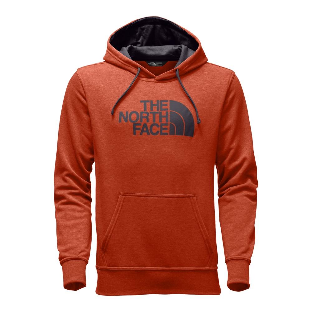 the north face orange hoodie