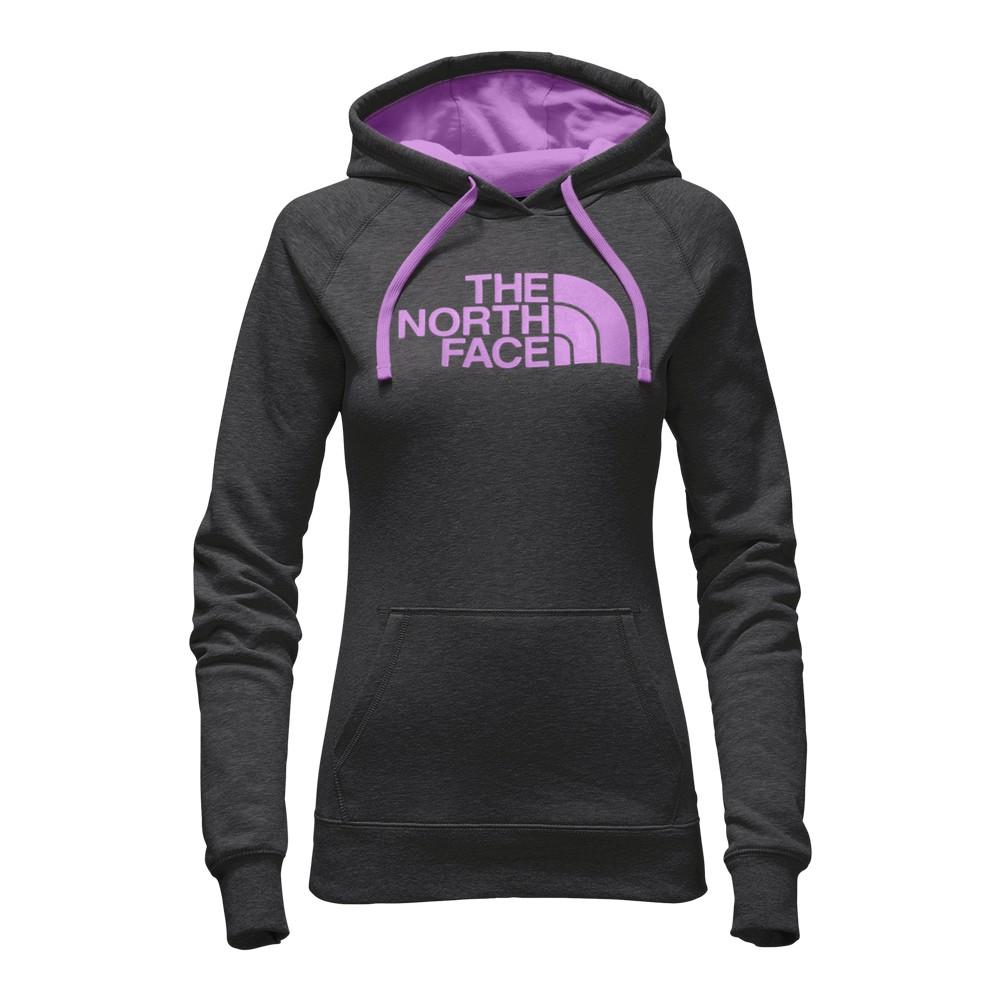 purple and grey hoodie