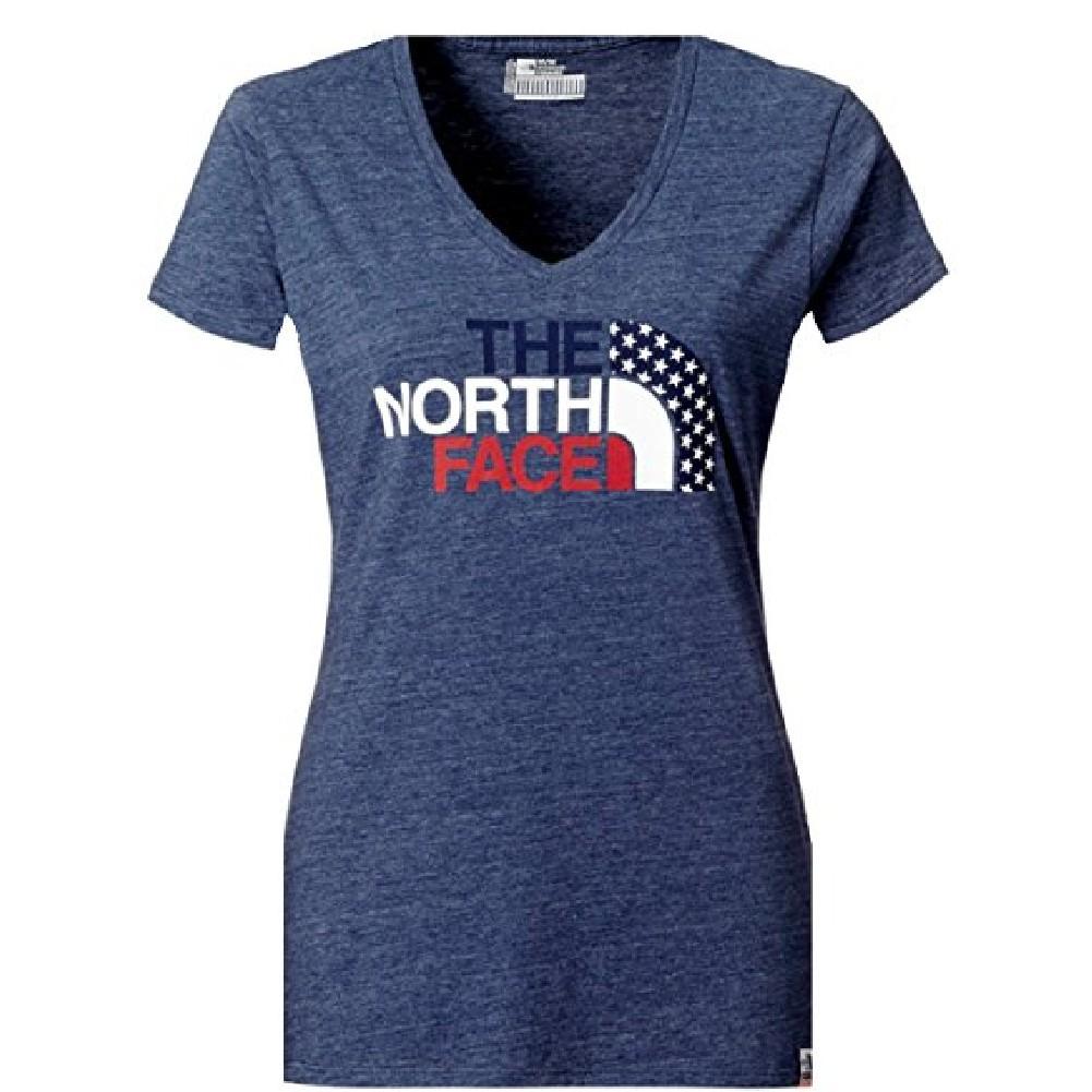 Short Sleeve USA Tri-Blend V-Neck Tee 