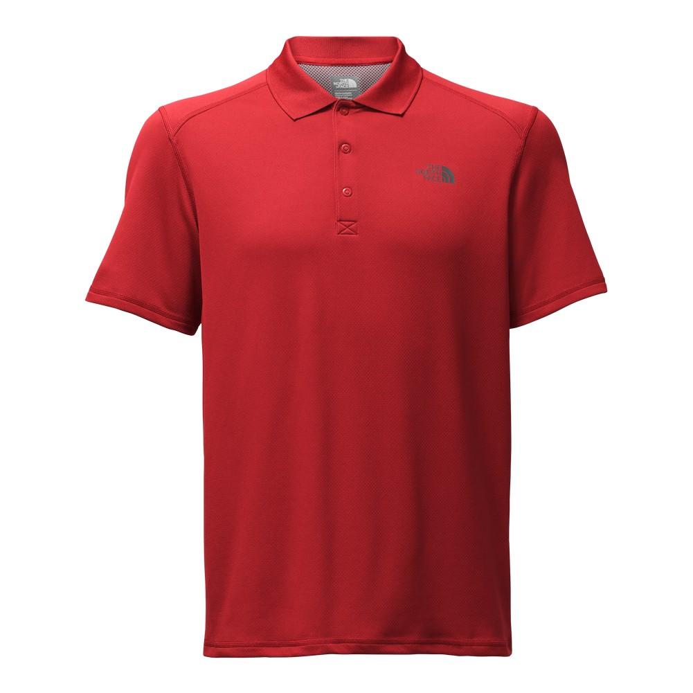 the north face men's short sleeve horizon polo