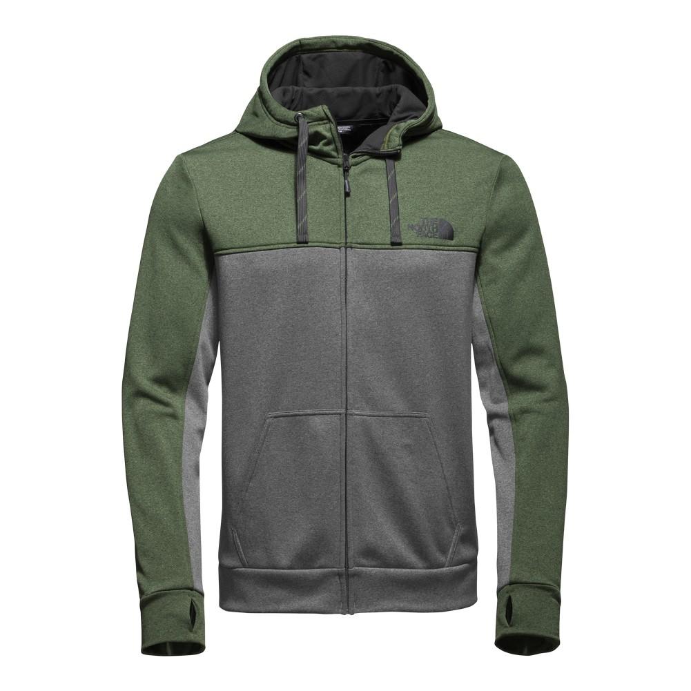north face mens hoodie full zip