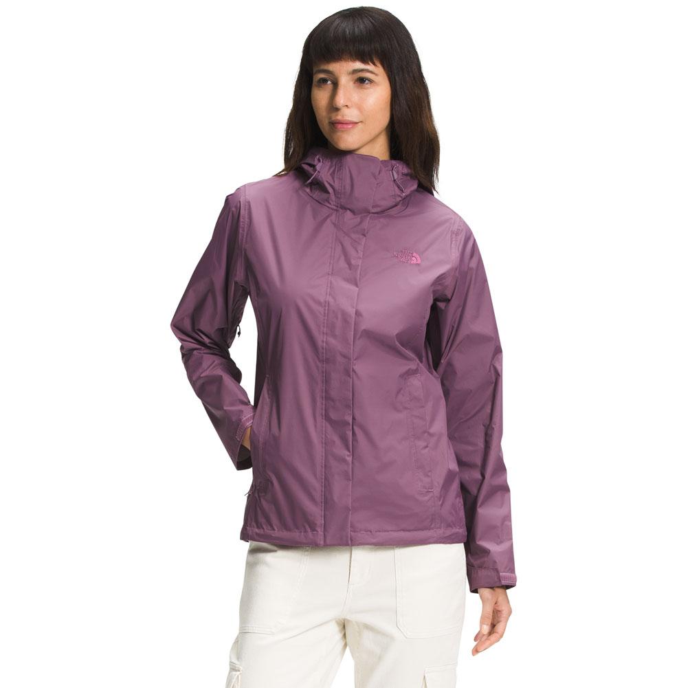 NWT Womens The North Face Venture 2 Waterproof Dryvent Hooded Rain Jacket  Purple