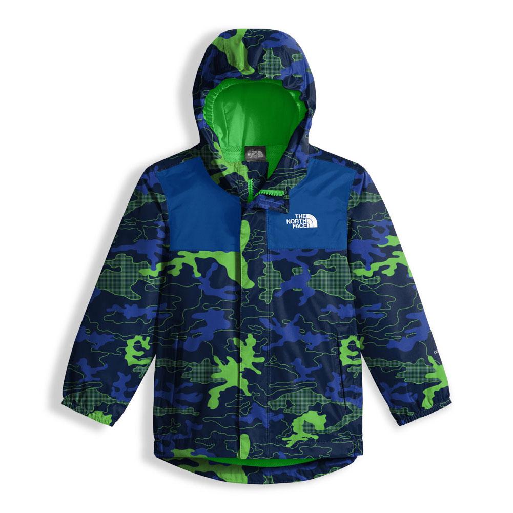 north face camo rain jacket