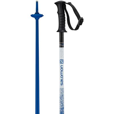 thumbnail image 2 of Riotact Downhill Ski Poles - 115 Cm Aluminum Poles With PVC Handle & Adjustable Neoprene Strap (White) 2 of 5