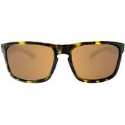 SHINY TORTOISE/BROWN  FLASH MIRROR