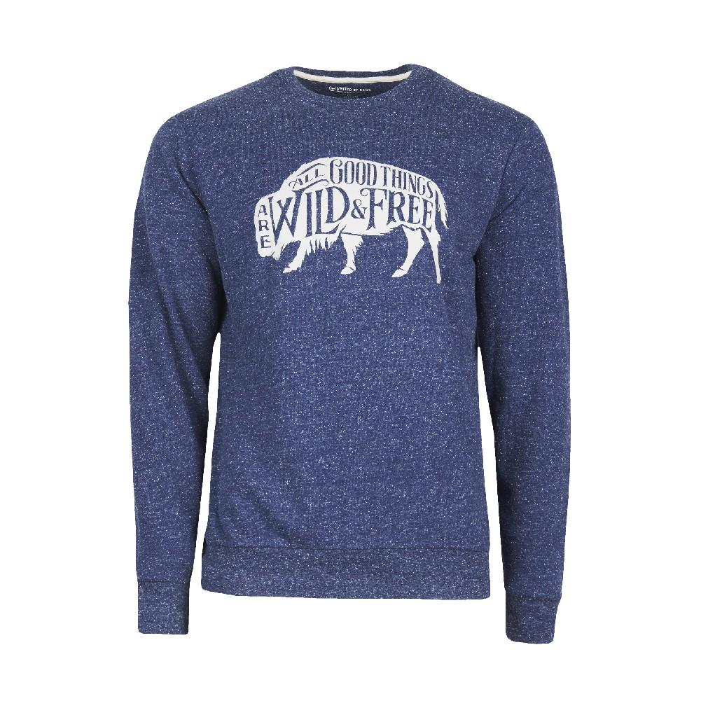  United By Blue Wild And Free Crew Pull Over Sweatshirt Men's