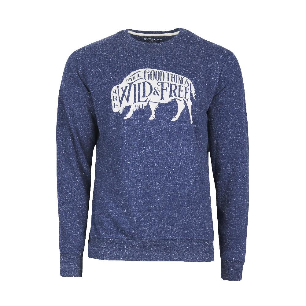 United By Blue Wild And Free Crew Pull Over Sweatshirt Men's