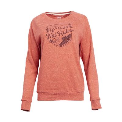 United By Blue Trails Not Rules Crew Pull Over Sweatshirt Women's