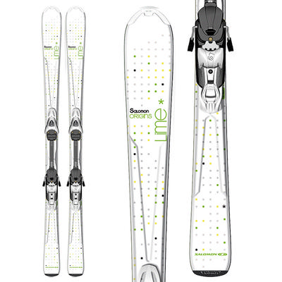 Salomon Origins Lime Skis with L9 Bindings Women's