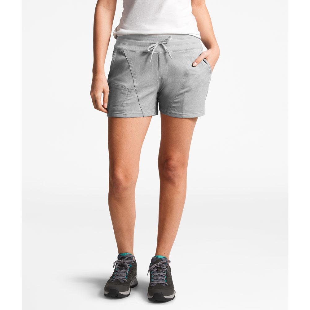 grey north face shorts