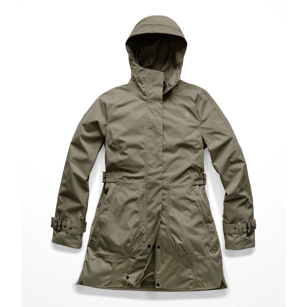 north face city breeze rain trench