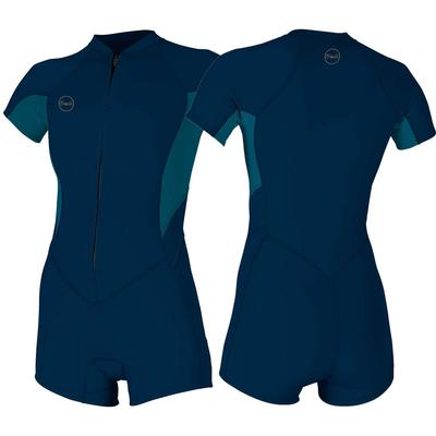 Oneill Bahia 2/1mm Full Zip Short-Sleeve Spring Wetsuit Women's