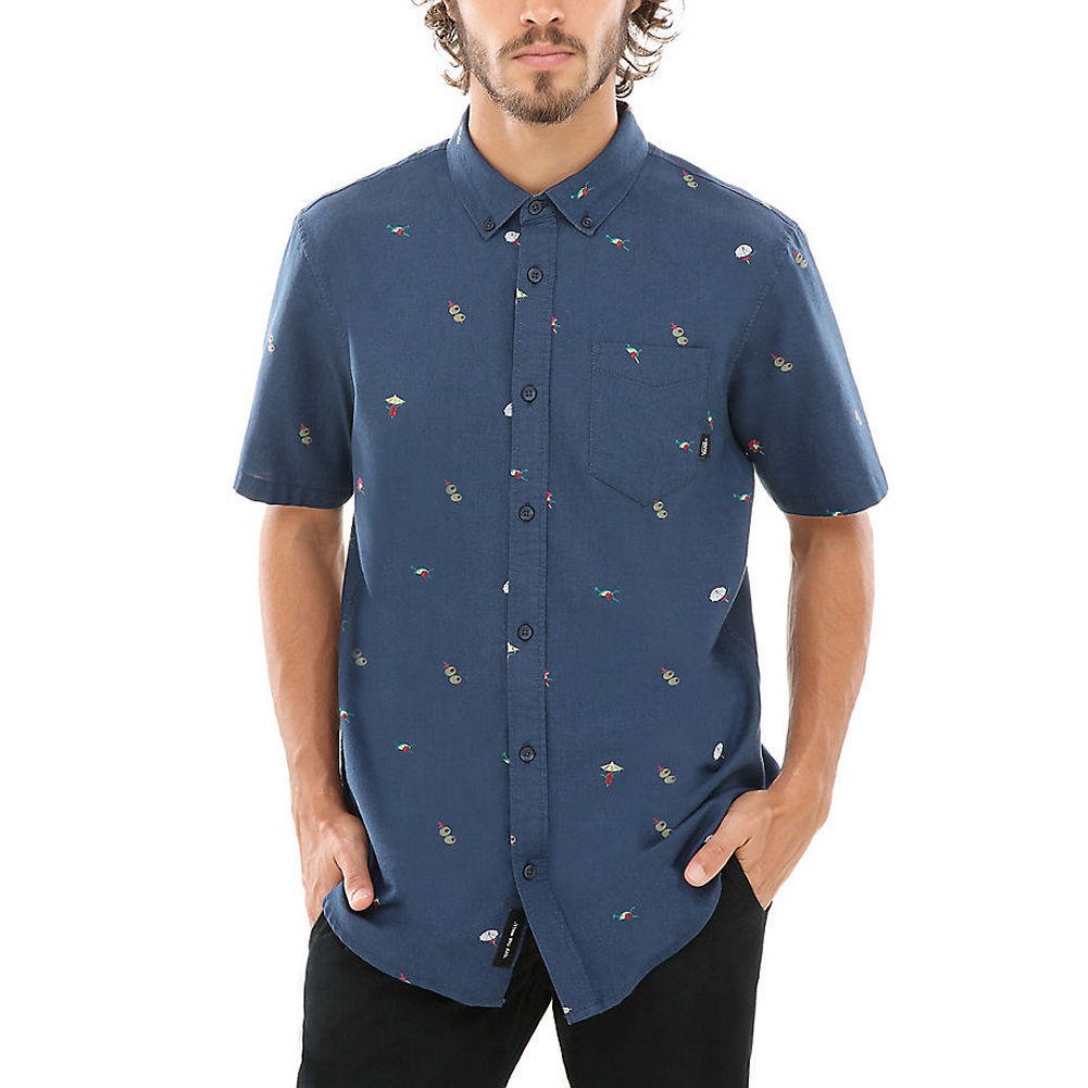 vans short sleeve shirt