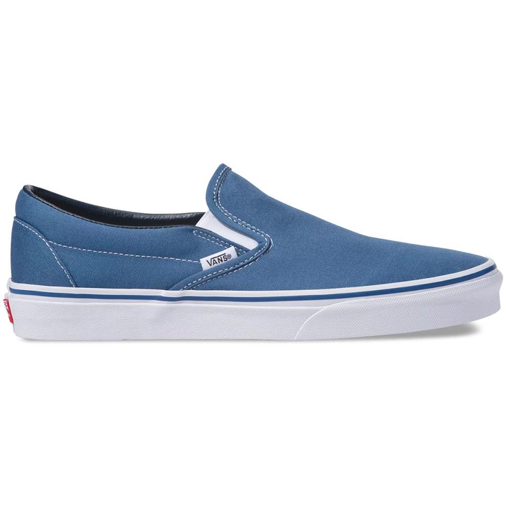 vans slip ons womens blue