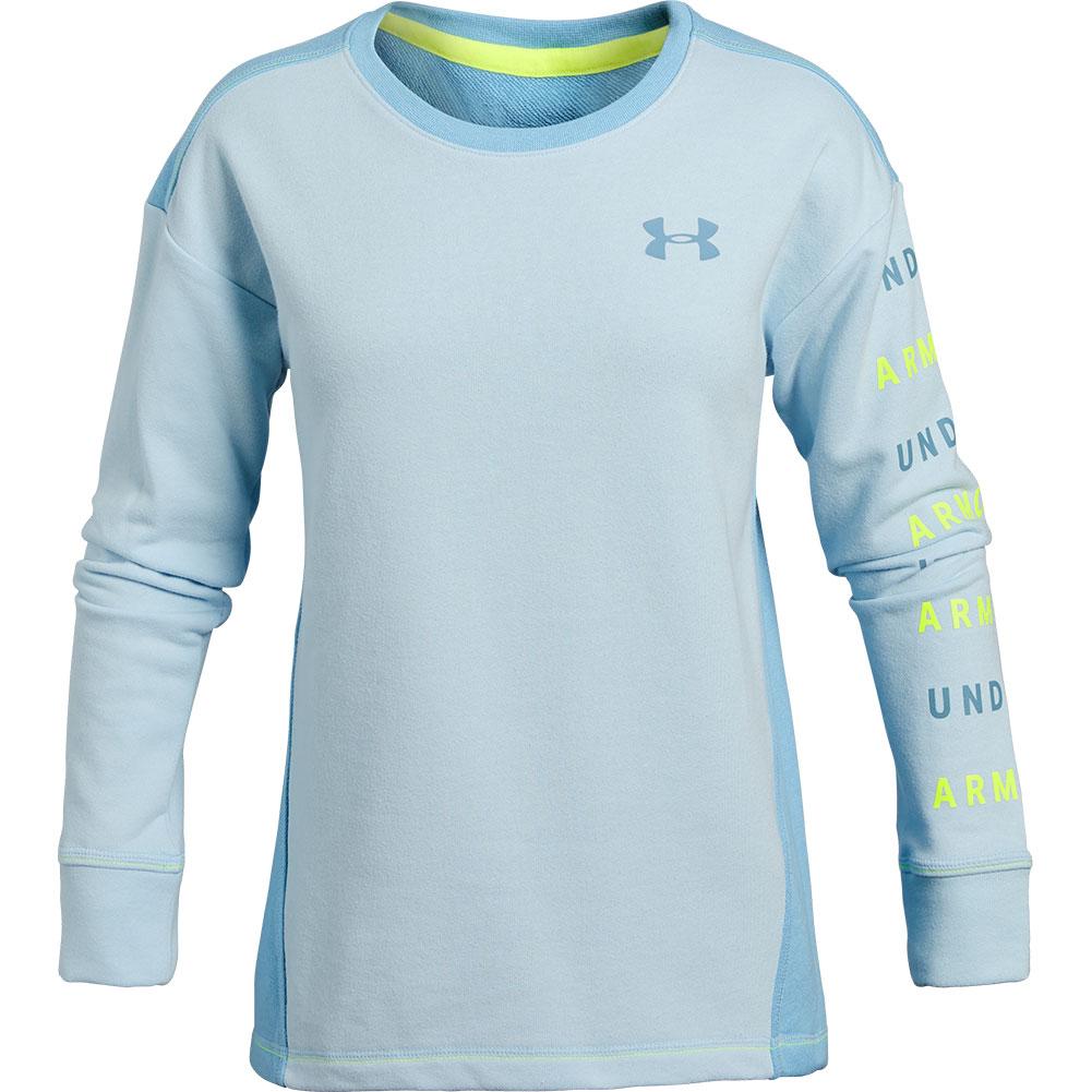 Under Armour Rival Terry Crew Girls '