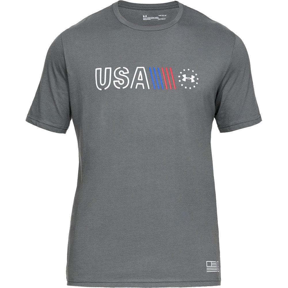  Under Armour Freedom Usa Banner T- Shirt Men's