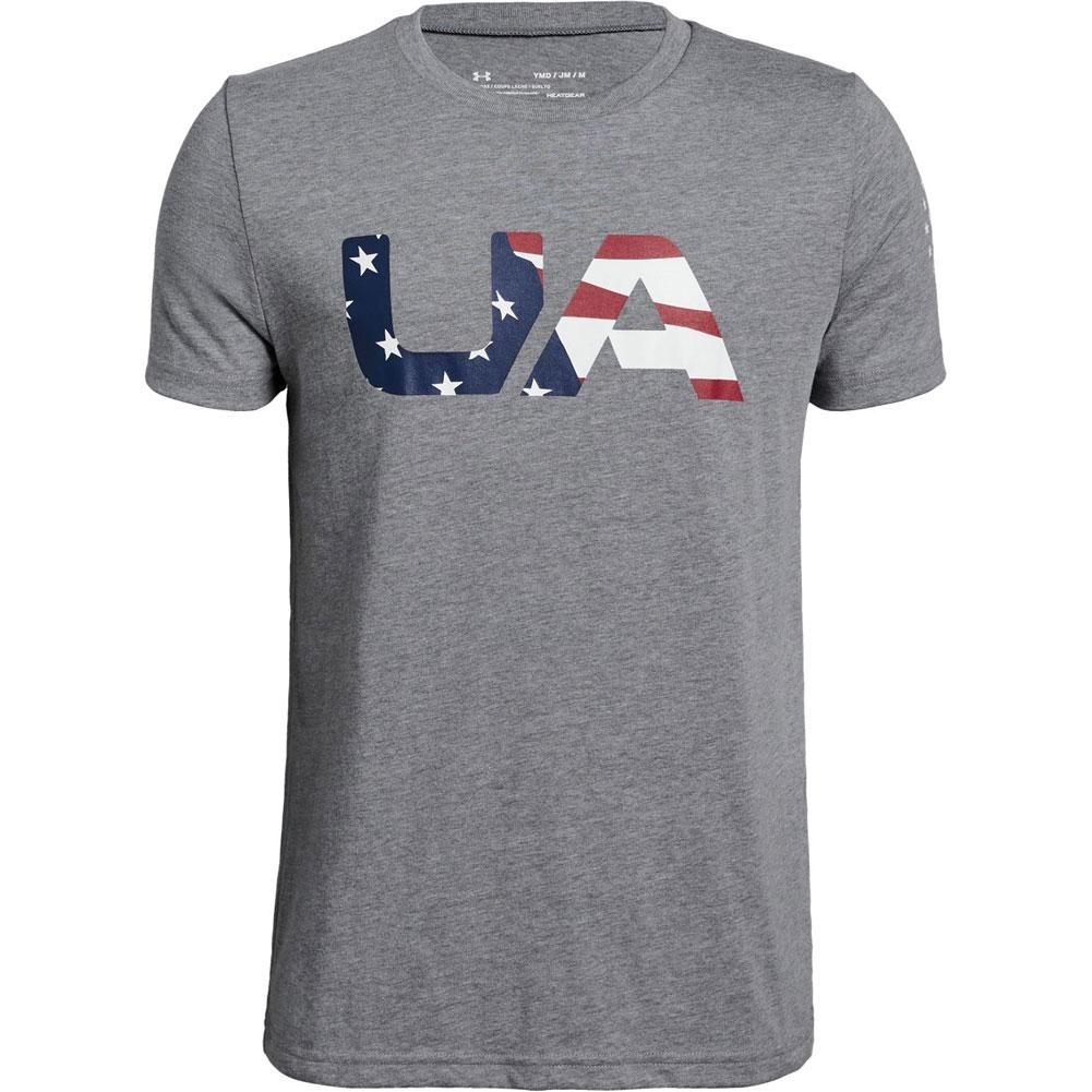 Under Armour Freedom Big Flag Logo Crew T-Shirt Boys'