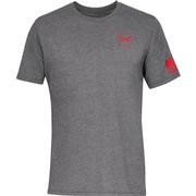 CHARCOAL MEDIUM HEATHER/RED