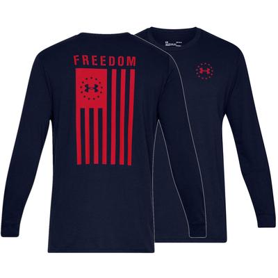 Under Armour Freedom Flag Long Sleeve Crew T-Shirt Men's