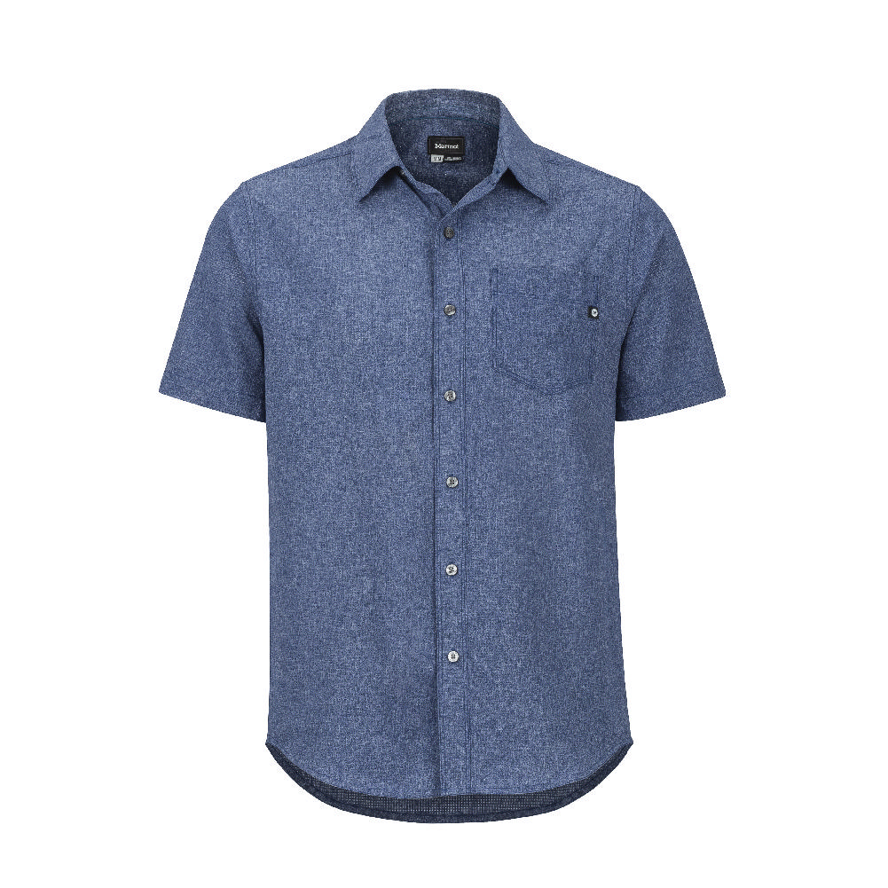  Marmot Aerobora Short- Sleeve Button Up Shirt Men's