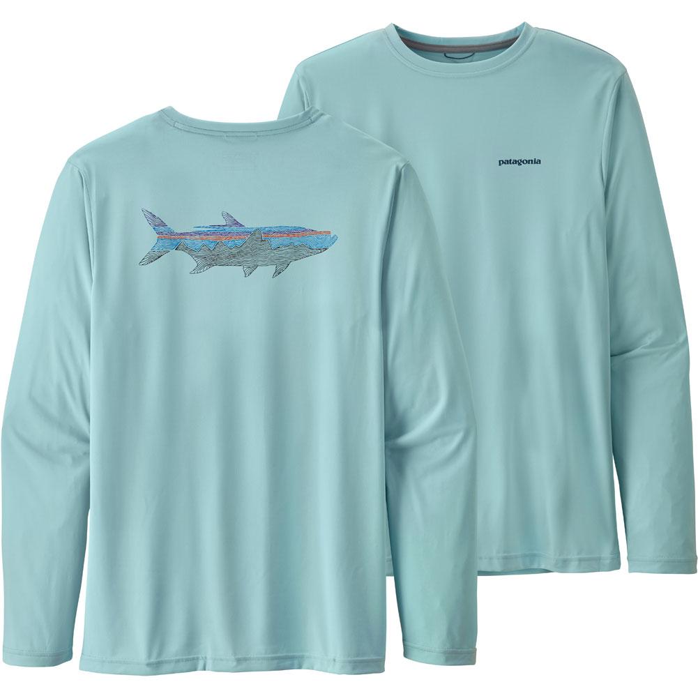 Patagonia Long-Sleeve Capilene Cool Daily Fish Graphic Shirt Men's