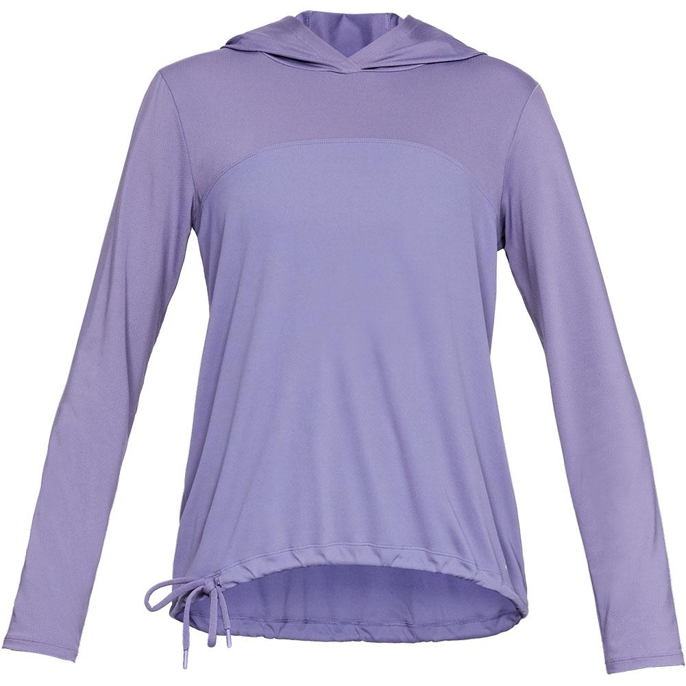 purple under armour hoodie women's