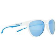 WHITE/SMOKE WITH BLUE MIRROR POLARIZED