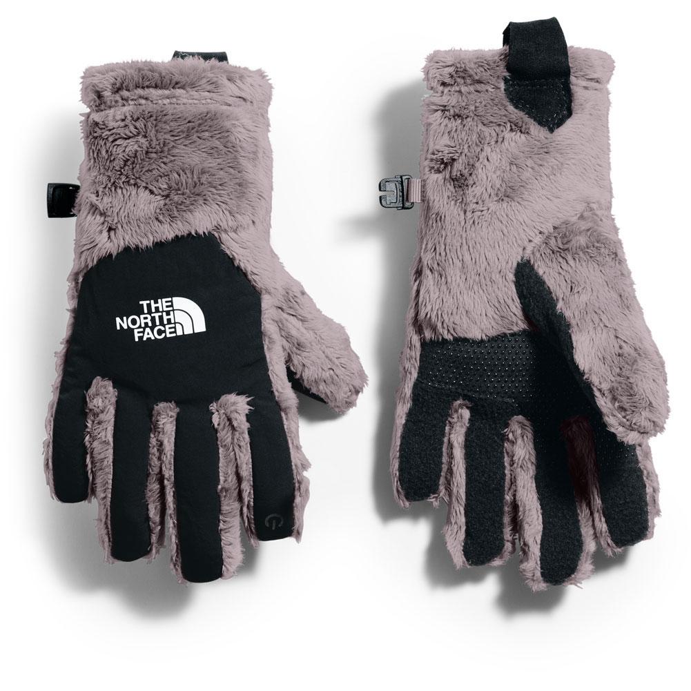 purple north face gloves