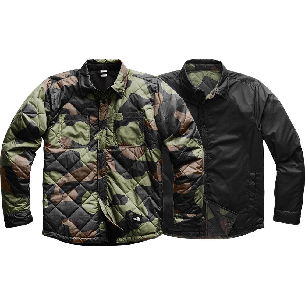 the north face men's fort point insulated reversible flannel