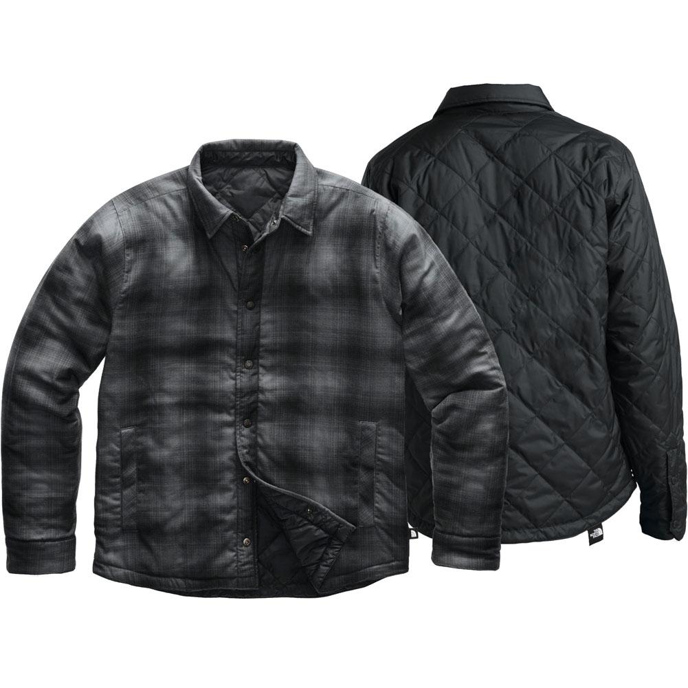 the north face men's fort point insulated reversible flannel