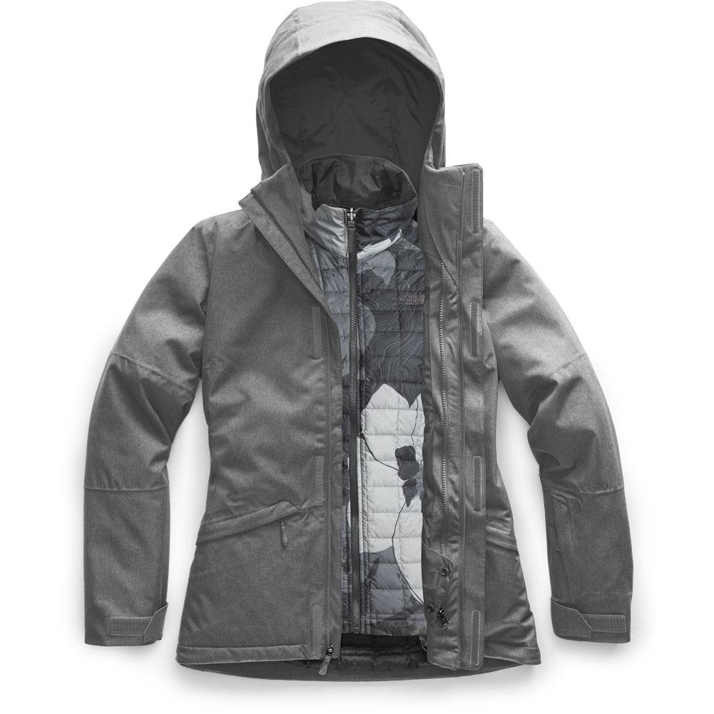 the north face thermoball snow triclimate hooded jacket