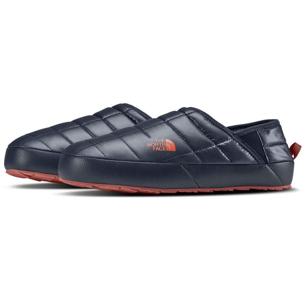 the north face thermoball traction v mule slippers in yellow